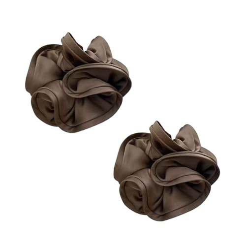 Specora Satin Scrunchie Taupebraun – 2er Pack Haargummis für Damen – Schonend zum Haar & mit edlem Glanz Specora Satin Scrunchie Taupebraun – 2er Pack Haargummis für Damen – Schonend zum Haar & mit edlem Glanz von Specora