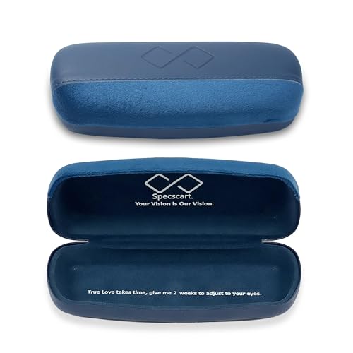 Specscart. Hartschalenetui für Brillen und Sonnenbrillen, 100 % Schutz, für Damen und Herren, blau, M Specscart. Hartschalenetui für Brillen und Sonnenbrillen, 100 % Schutz, für Damen und Herren, blau, M von Specscart.