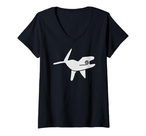 Damen Nazca Lines | Líneas De Nazca South America Peru Geoglyphs T-Shirt mit V-Ausschnitt Damen Nazca Lines | Líneas De Nazca South America Peru Geoglyphs T-Shirt mit V-Ausschnitt von Spectral Activity Ghost Hunting Apparel