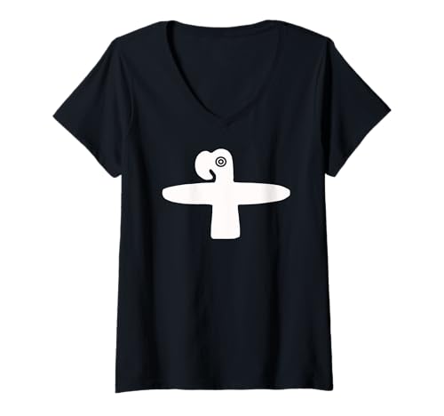 Damen Nazca Lines | South America Peru Geoglyphs Líneas De Nazca T-Shirt mit V-Ausschnitt Damen Nazca Lines | South America Peru Geoglyphs Líneas De Nazca T-Shirt mit V-Ausschnitt von Spectral Activity Ghost Hunting Apparel
