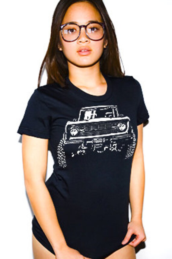 Bronco Damen T Schwarz von SpectreApparel