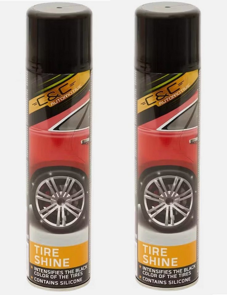 Spectrum 2 x Reifenspray Reifenglanz Techno a 400ml Pflegeset (2-St) von Spectrum