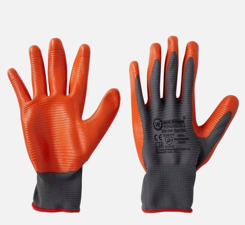 Spectrum Arbeitshandschuhe Arbeitshandschuhe 10er Pack Nitrile (10er Pack) von Spectrum