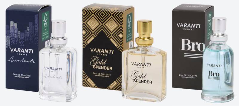 Spectrum Eau de Toilette Parfümset Mini-Flacon 3 atemberaubende Düfte je 15 ml Herrendüfte, 3-tlg. von Spectrum