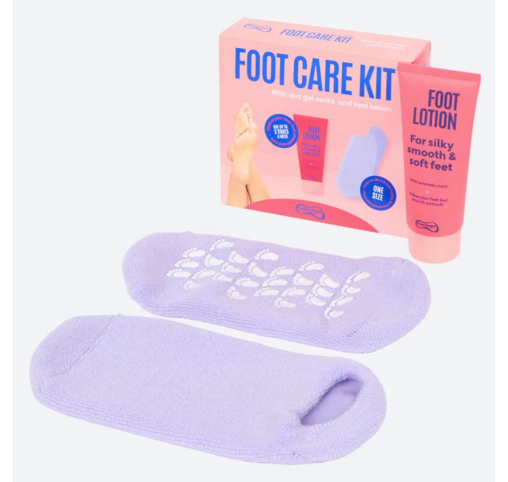 Spectrum Maniküre-Pediküre-Set SPA Fusspflegeset Gelsocken + Creme 100 ml Foot Care Kit, 3-tlg. von Spectrum