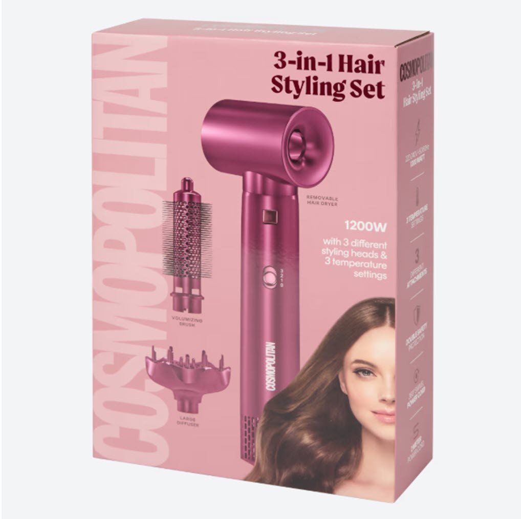 Spectrum Multihaarstyler Cosmopolitan 3-in-1 Haarstyling-Set 3-teilig, 1200 W von Spectrum