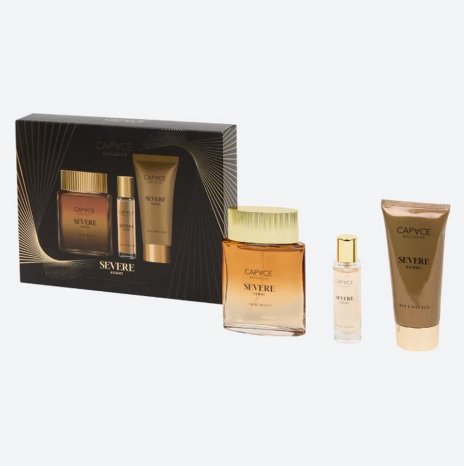 Spectrum Pflege-Geschenkset Capache Set Men 3 tlg. Severe 350 ml, 3-tlg. von Spectrum