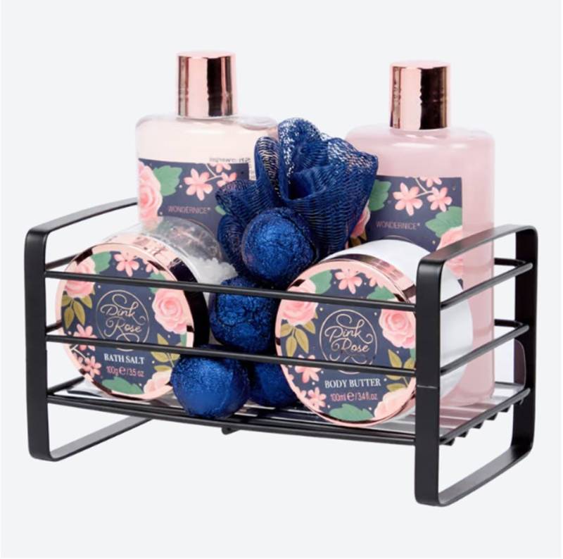 Spectrum Pflege-Geschenkset Geschenkset im Korb SPA 8 tlg. Bad-Körper Dusche, 7-tlg. von Spectrum