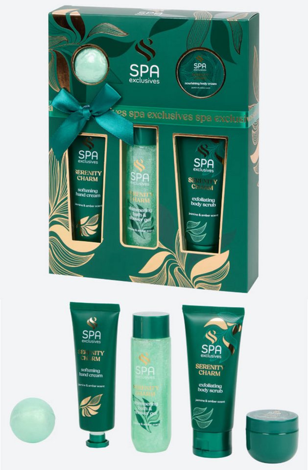 Spectrum Pflege-Geschenkset SPA Exklusives Geschenkset Men 5 tlg. Green Geschenkbox Serenity Charm von Spectrum
