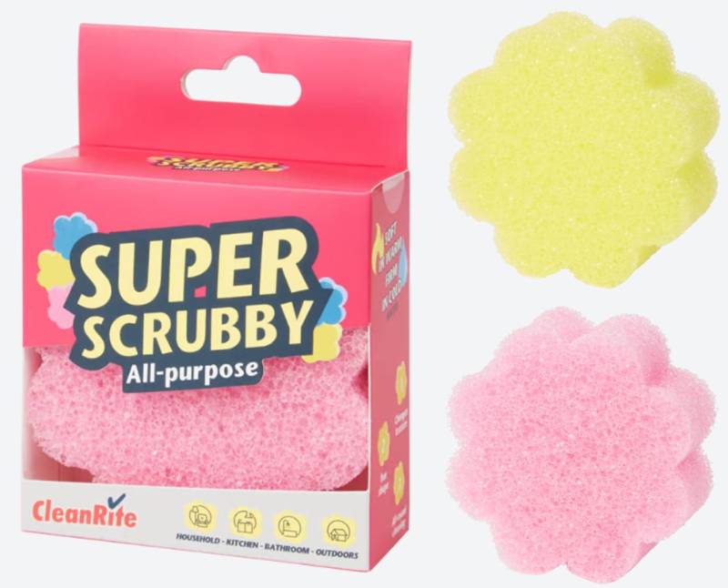 Spectrum Schwamm 3 er Set Super Scrubby Schwamm von Spectrum