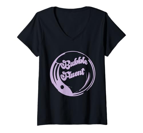 Damen Ich spreche fließend Bubble Speech, Sprachpathologe, Lehrer T-Shirt mit V-Ausschnitt Damen Ich spreche fließend Bubble Speech, Sprachpathologe, Lehrer T-Shirt mit V-Ausschnitt von Speech Language Pathology Merch