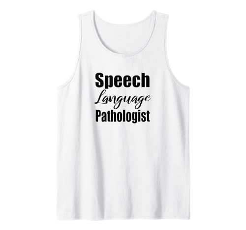 Herren Lustiges SLP-Zitat, Sprachpathologe, Sprachtherapie Tank Top von Speech Language Pathology SLP Gifts