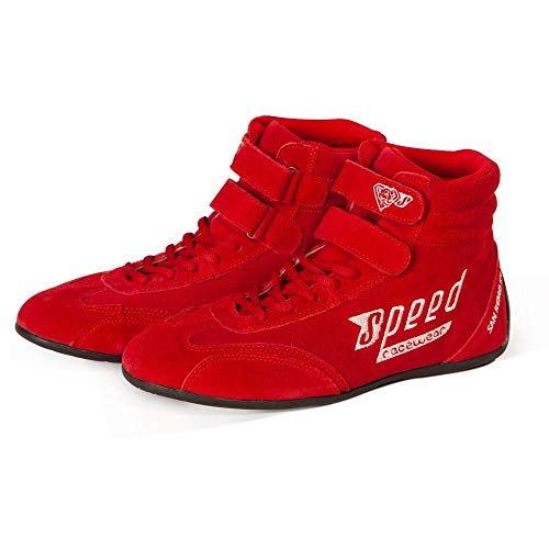 Speed Kartschuhe San Remo KS-1 - Kart Schuhe rot - Aktuelles Modell (Numeric_42) von Speed Racewear