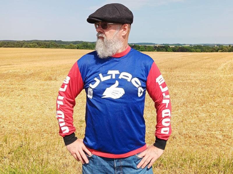Enduro Meshsweater Von Bultaco Aus Den 70Ties Sehr Seltenes Altes Moto Cross Sweat in Tollem Zustand Größe M von SpeedCowboy