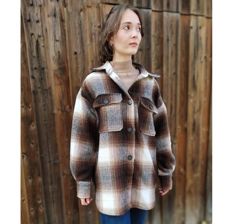 Girl Holzfällerhemd in S/M Aus Dickem, Warmen Material Bequemen Schnitt Cooler Westernstyle Bester Qualität von SpeedCowboy