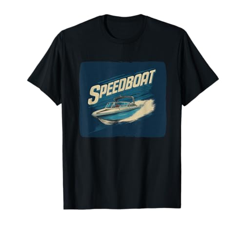 Erstaunliche Speedboat Sprachgrafik für Erwachsene und Kinder T-Shirt von Speedboat Outfit