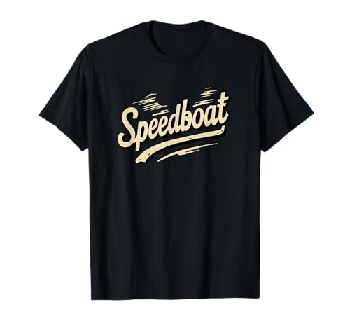 Lustiges Speedboat Motiv Kostüm für Jungen und Mädchen T-Shirt von Speedboat Outfit