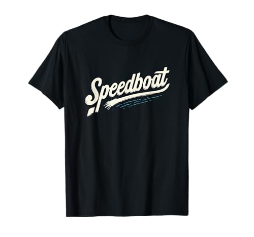 Speedboat Statement für Jungen und Mädchen T-Shirt von Speedboat Outfit