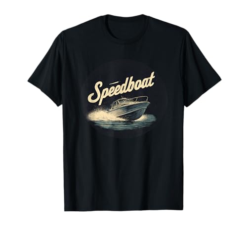 Tolle Speedboot-Grafik für Boote Jungen und Mädchen T-Shirt von Speedboat Outfit