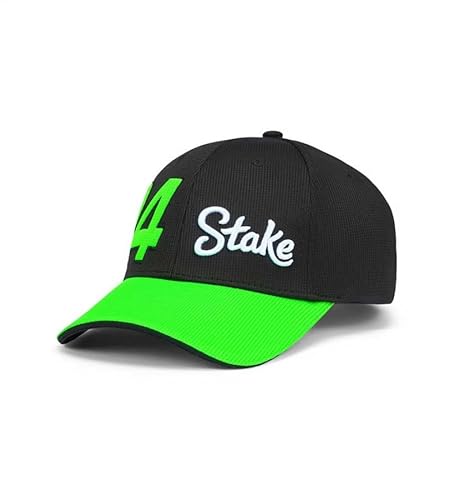 Stake F1 Kick Sauber Team Guanyu Zhou Hut schwarz, Schwarz/Grün, Einheitsgr��e Stake F1 Kick Sauber Team Guanyu Zhou Hut schwarz, Schwarz/Grün, Einheitsgr��e von Speedgear