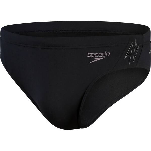 SPEEDO Badehose HYPERBOOM SPL 7CM BRF AM BLACK/GREY von Speedo