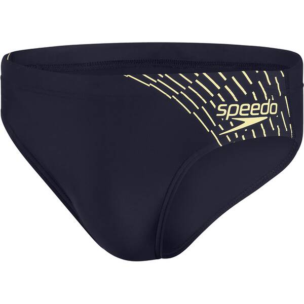 SPEEDO Badehose MEDLEY LOGO 7CM BRF AM NAVY/GREEN von Speedo