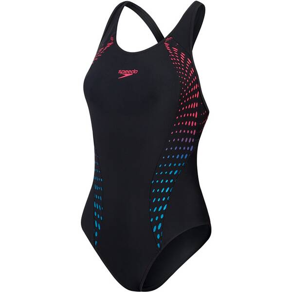 SPEEDO Damen Badeanzug ALV PNL LNBK AF BLACK/PURPLE von Speedo