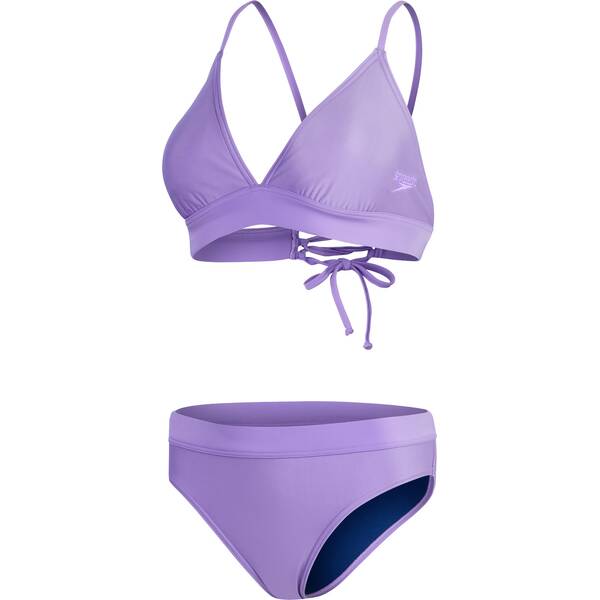 SPEEDO Damen Badeanzug BANDED TRI 2PC AF PURPLE von Speedo