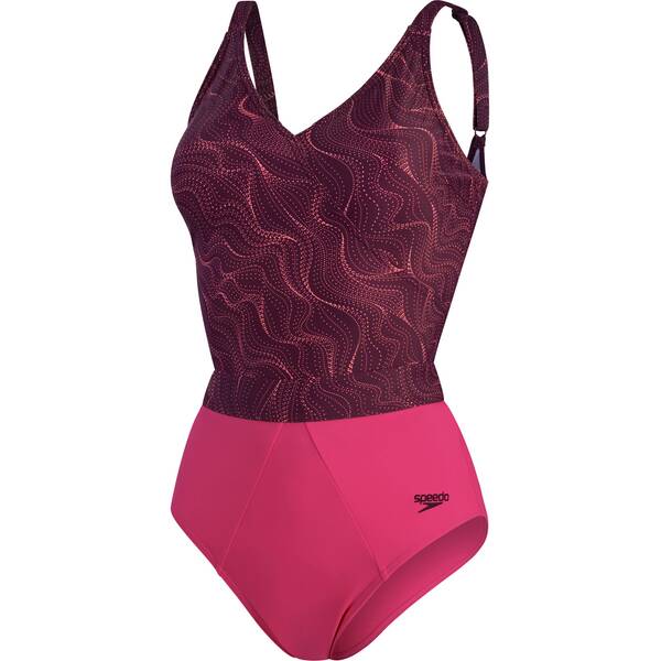 SPEEDO Damen Badeanzug EVIE PT 1PC AF RED/PURPLE von Speedo