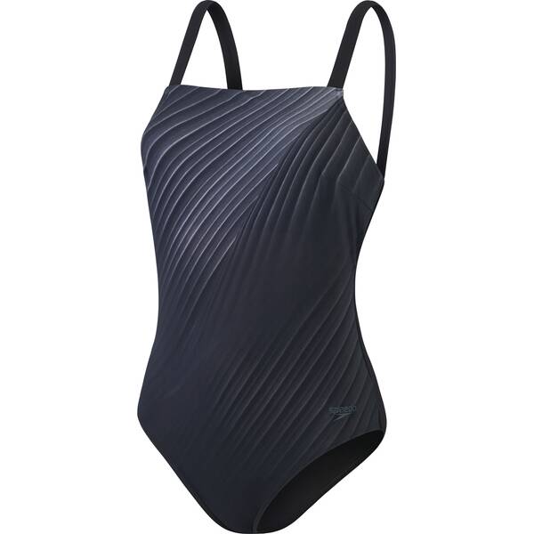 SPEEDO Damen Badeanzug SPDSCU AMBERGLOW PT 1PC AF BLACK/GREY von Speedo