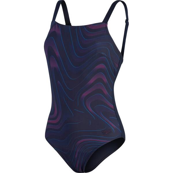 SPEEDO Damen Badeanzug SPDSCU AMBERGLOW PT 1PC AF BLU von Speedo