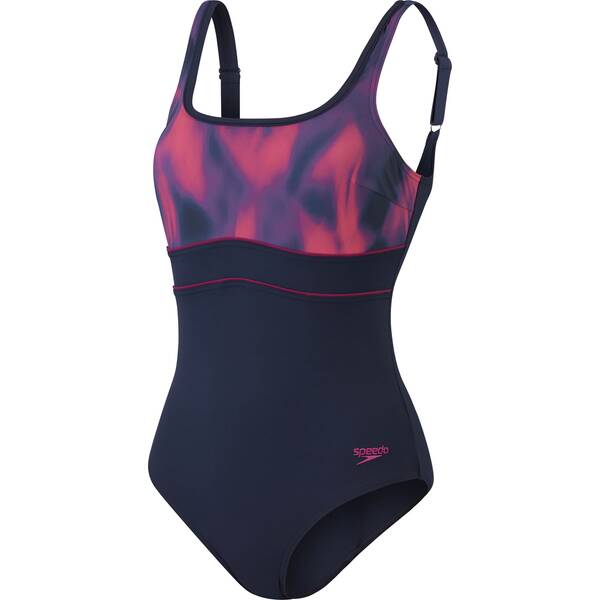 SPEEDO Damen Badeanzug SPDSCU C ECLIPSE PT 1PC AF NAVY/PURPLE von Speedo