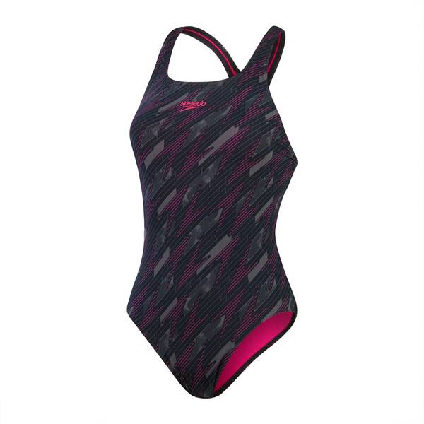 SPEEDO Damen Schwimmanzug Womens HyperBoom Allover Medalist von Speedo