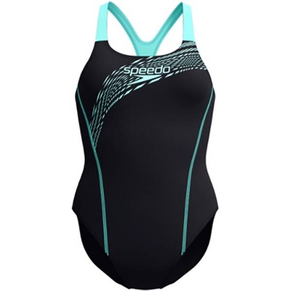 SPEEDO Damen Schwimmanzug Womens Medley Logo 1 Piece von Speedo