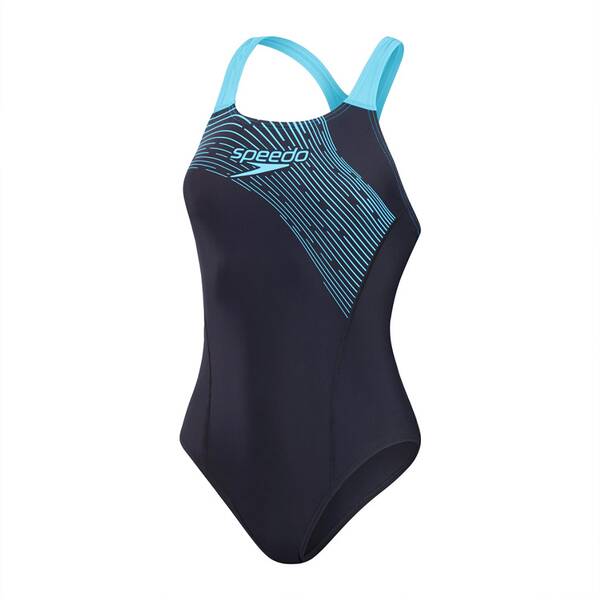 SPEEDO Damen Schwimmanzug Womens Medley Logo 1 Piece von Speedo