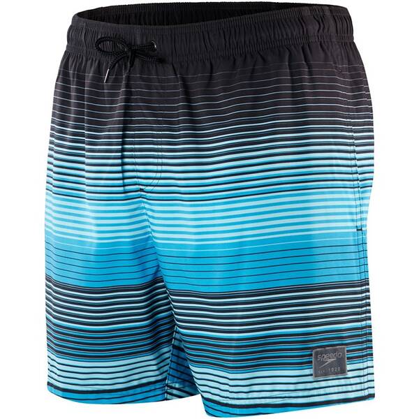 SPEEDO Herren Badeshorts PRINT LEIS 16 WSHT AM BLK/BLUE von Speedo