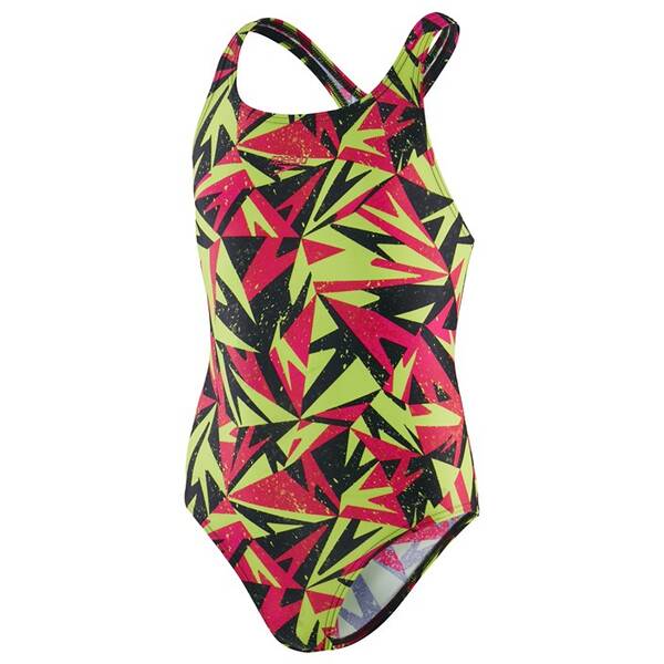 SPEEDO Kinder Badeanzug HYPERBOOM MDLT JF PINK/GREEN von Speedo