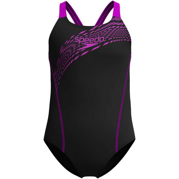 SPEEDO Kinder Schwimmanzug Girls Medley Logo Medalist von Speedo