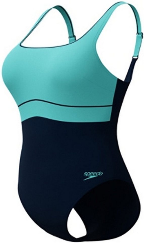 Speedo Badeanzug 8-003067 Womens Shaping ContourEclipse Swimsuit Arctic Glass von Speedo