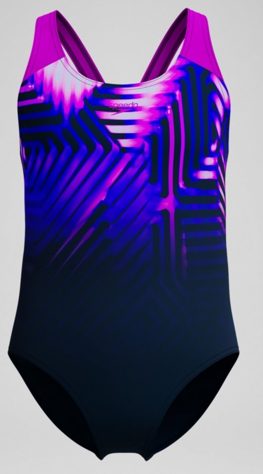 Speedo Badeanzug Girls Digi Placement Splashback von Speedo