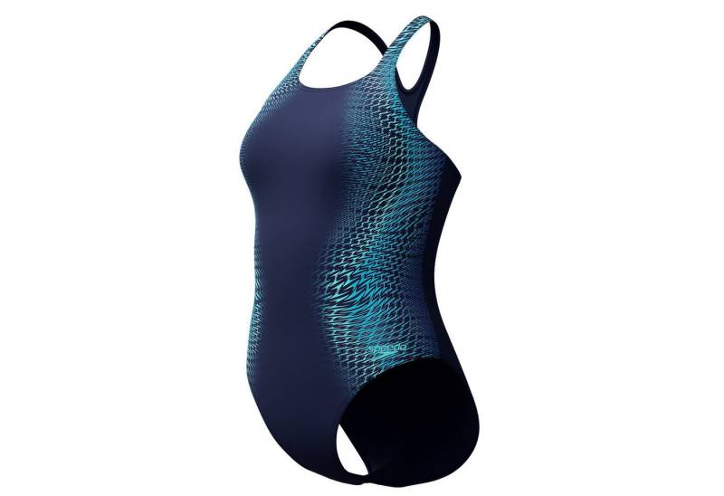 Speedo Badeanzug Medalist mit Digital Print mit Unterbrustband von Speedo