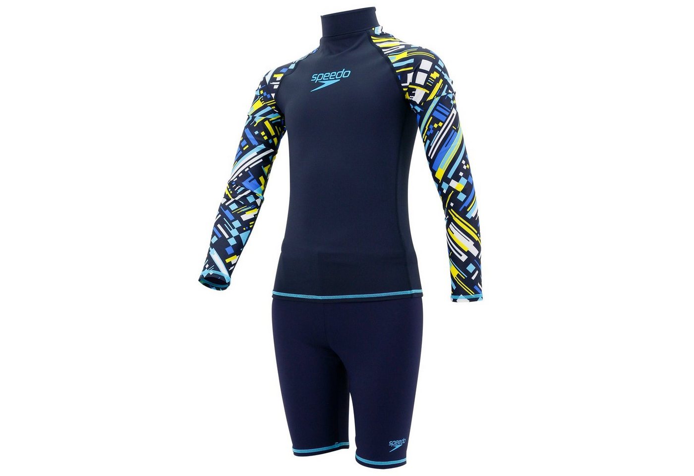 Speedo Badeanzug Outfit-Set aus Rashguard und Badehose für Jungen UPF 50+ SCHUTZ von Speedo