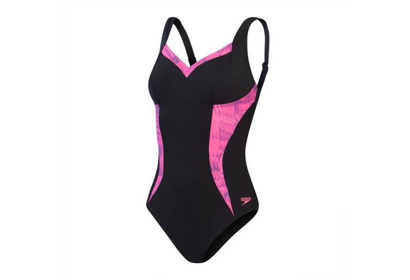 Speedo Badeanzug SPDSCU PT LUNAELUSTRE 1PC AF BLACK/ von Speedo