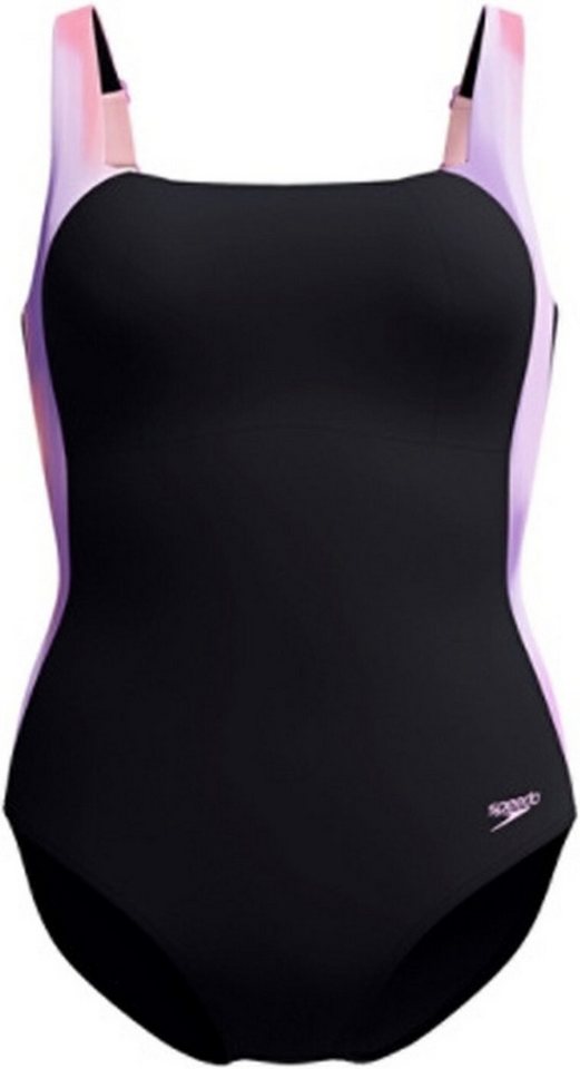 Speedo Badeanzug Womens Shaping LunaLustre Printed 1 Piece Neon Violet von Speedo