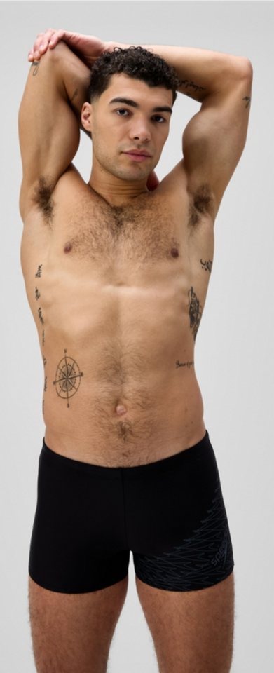 Speedo Badehose MEDLEY LOGO ASHT BLACK von Speedo