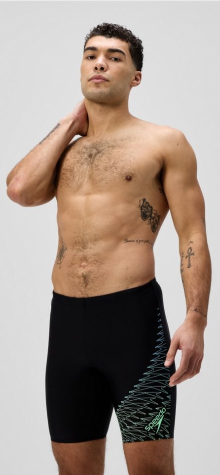 Speedo Badehose MEDLEY LOGO JAM GREEN von Speedo