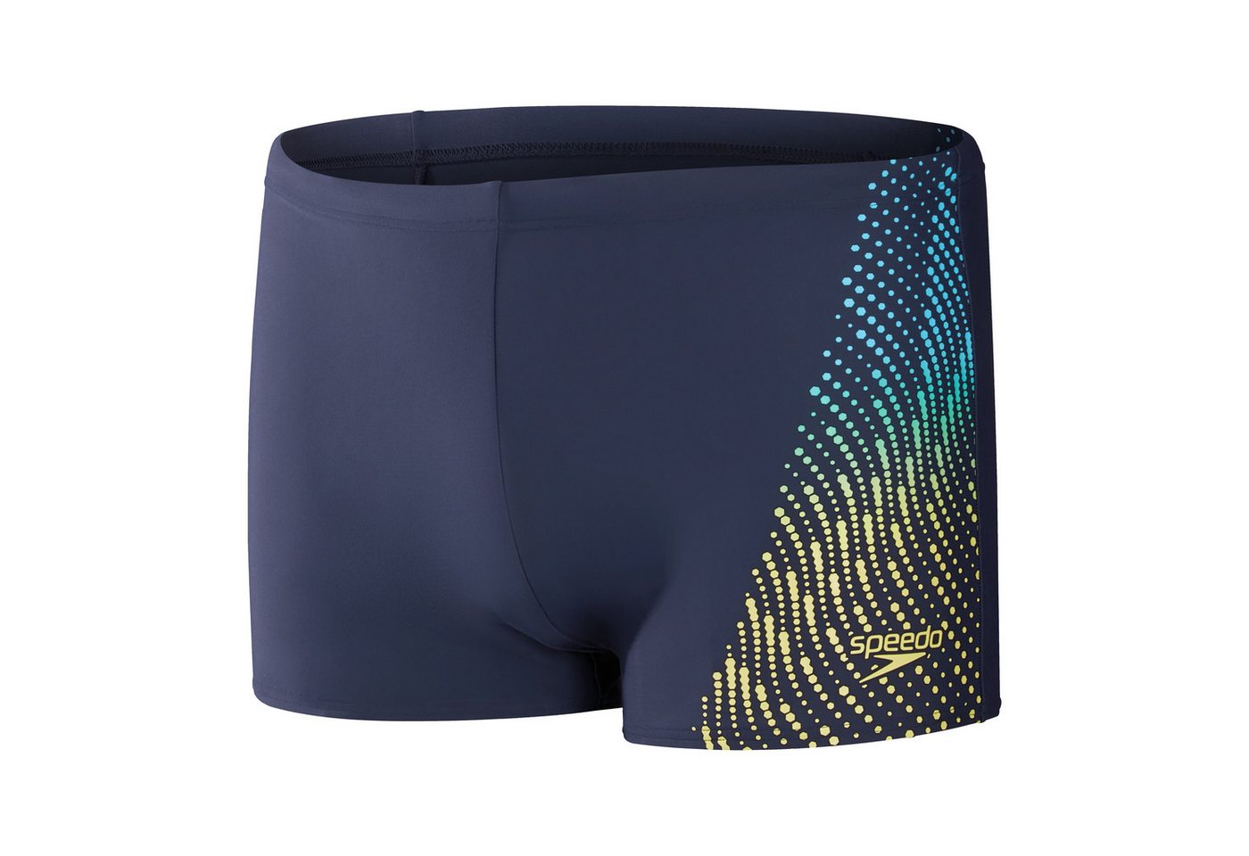 Speedo Badehose PLMT ASHT AM BLUE/YELLOW (1-St) für Erwachsene, mit Elasthan-Anteil, aus Polyamid von Speedo