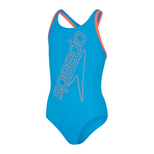 Speedo Boom Logo Placement Flyback Badeanzug Mädchen - 164 von Speedo
