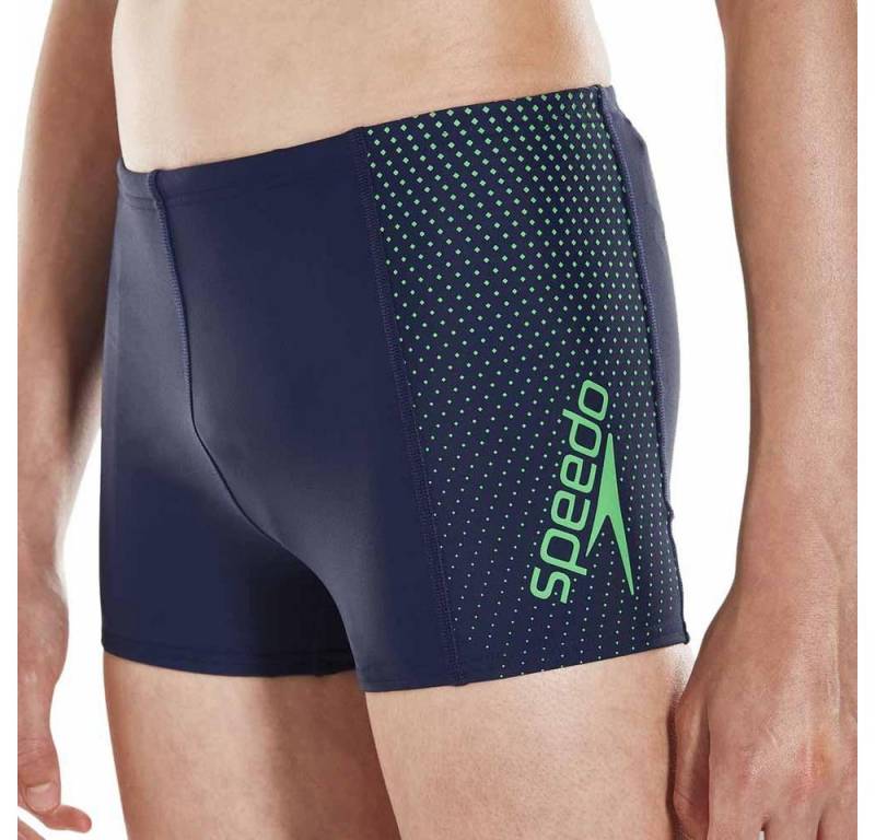 Speedo Boxer-Badehose GALA LOGO PNL ASHT JM NAV/GREE von Speedo