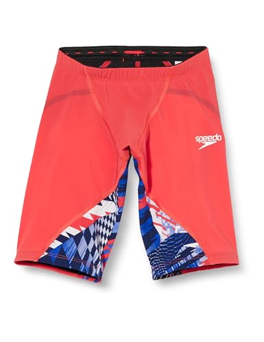 Speedo Boy's Fastskin Junior LZR Ignite Schwimmhose, Rot, 13-14 Jahre von Speedo